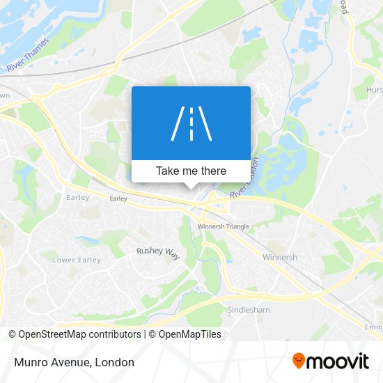 Munro Avenue map