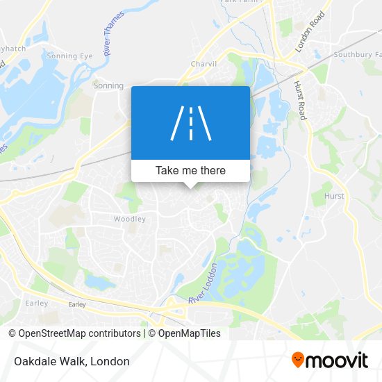 Oakdale Walk map