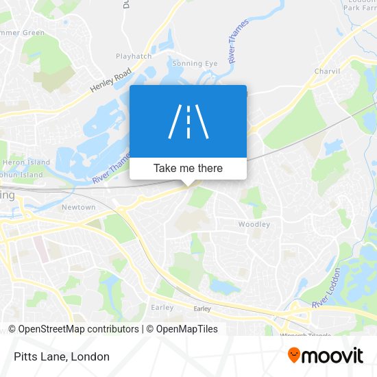 Pitts Lane map