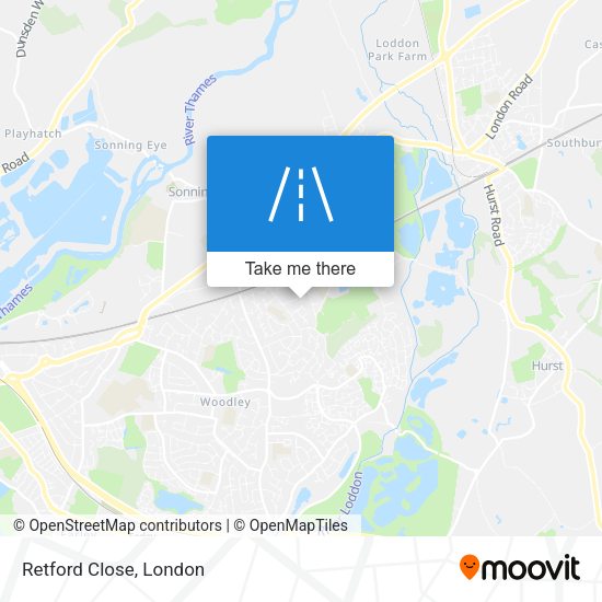 Retford Close map