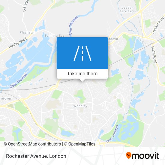 Rochester Avenue map