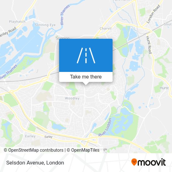 Selsdon Avenue map