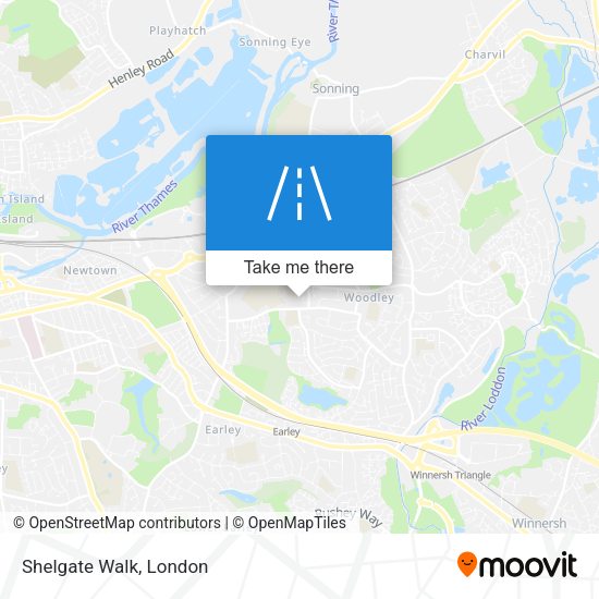 Shelgate Walk map