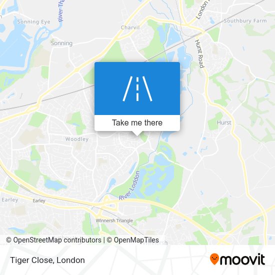 Tiger Close map