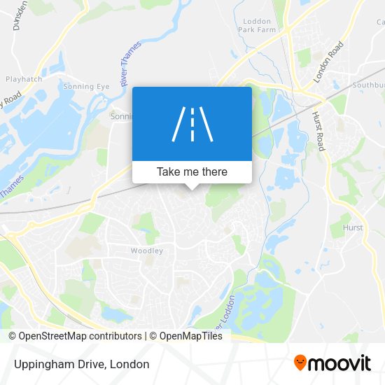 Uppingham Drive map