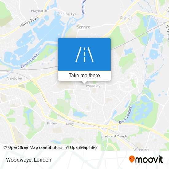 Woodwaye map