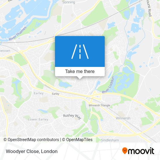 Woodyer Close map