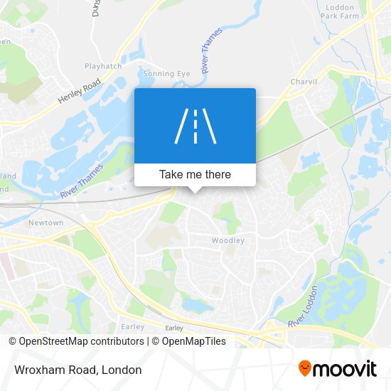 Wroxham Road map