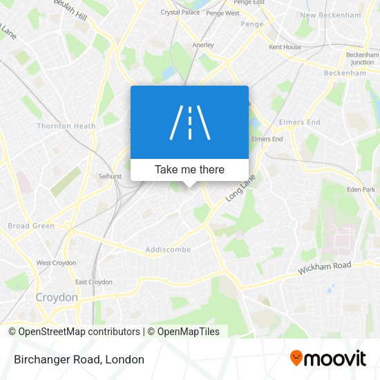 Birchanger Road map