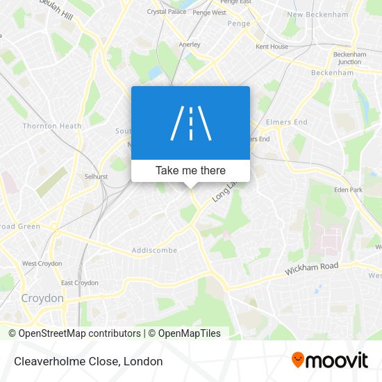 Cleaverholme Close map