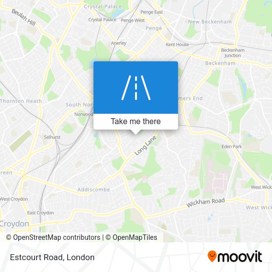 Estcourt Road map