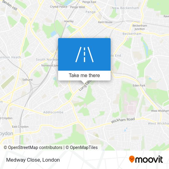 Medway Close map