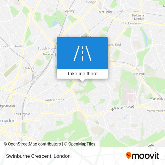 Swinburne Crescent map