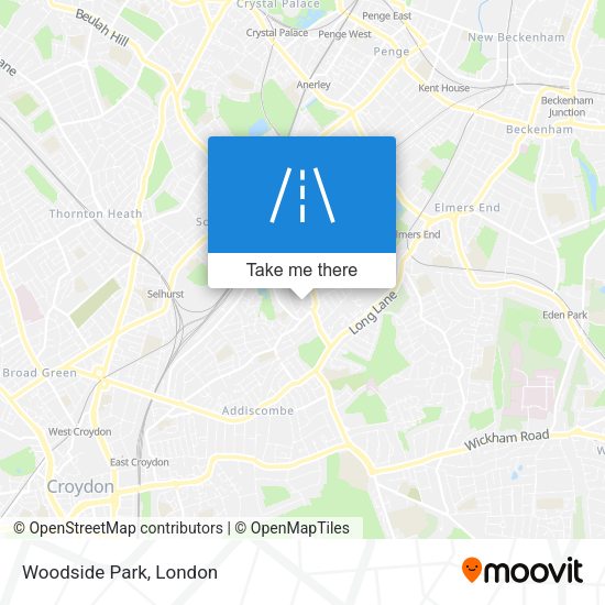 Woodside Park map
