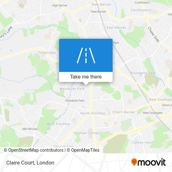 Claire Court map