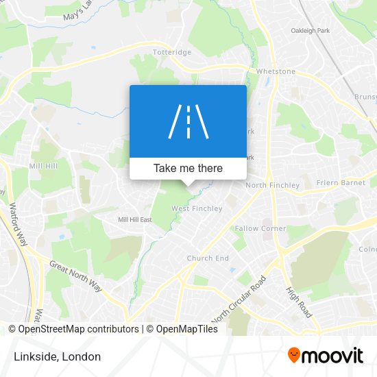 Linkside map