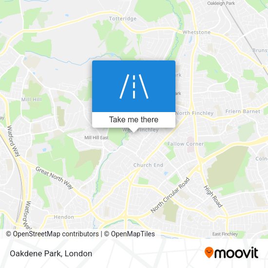 Oakdene Park map