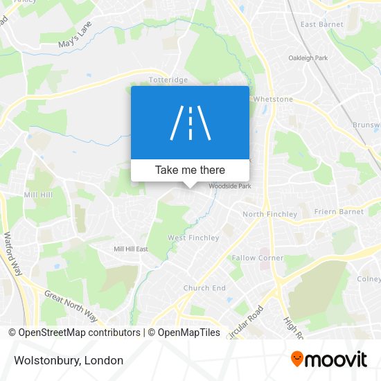 Wolstonbury map