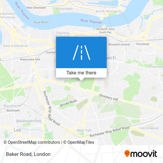 Baker Road map