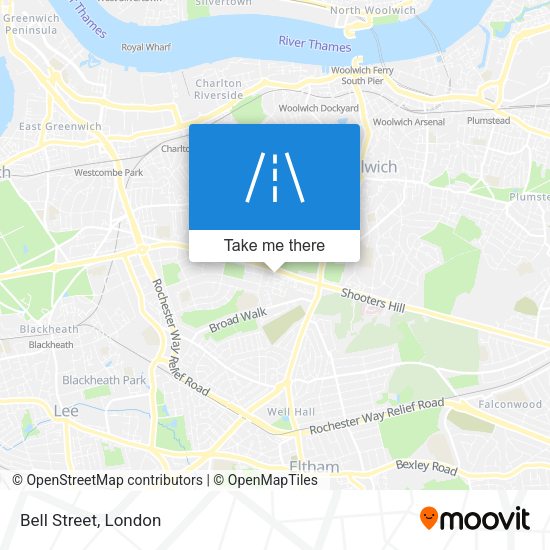 Bell Street map