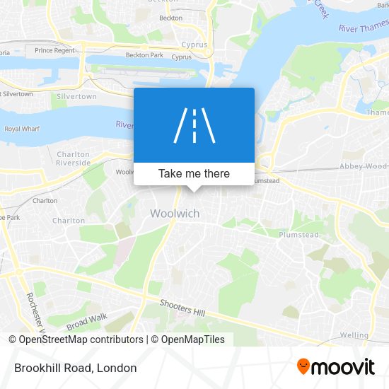 Brookhill Road map