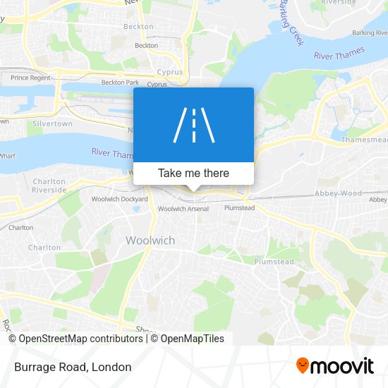 Burrage Road map