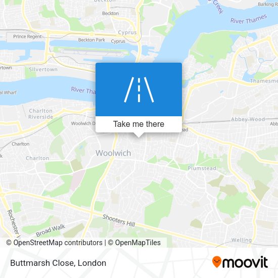 Buttmarsh Close map