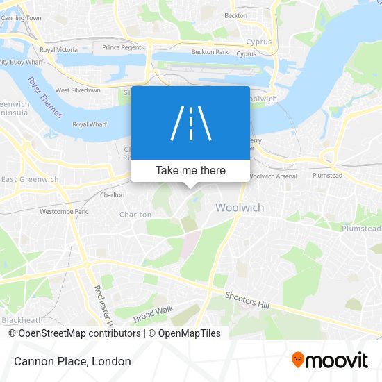Cannon Place map