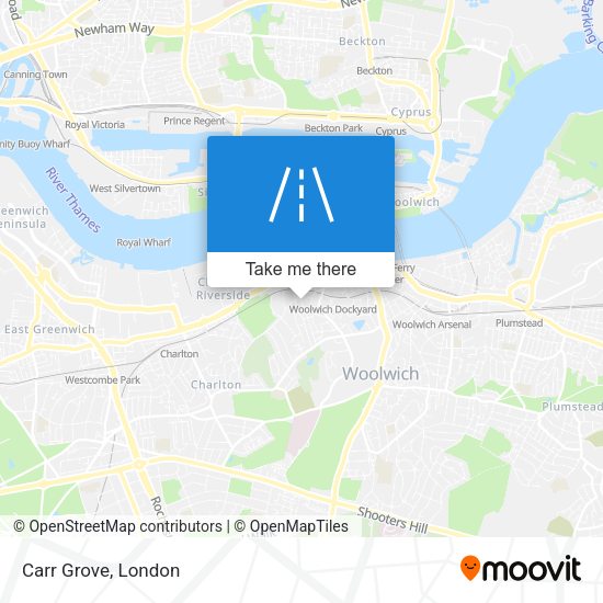 Carr Grove map