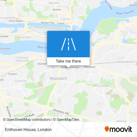 Enthoven House map