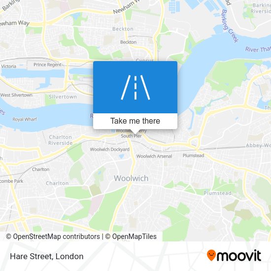 Hare Street map