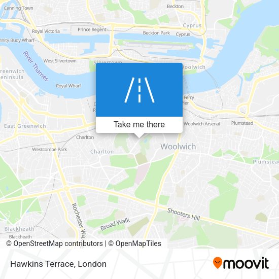 Hawkins Terrace map