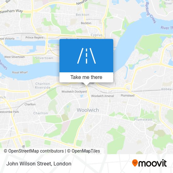 John Wilson Street map