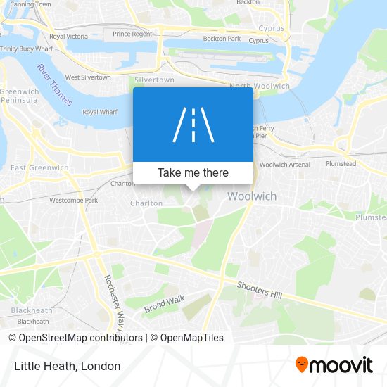 Little Heath map