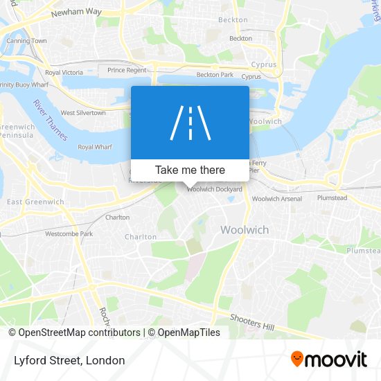Lyford Street map