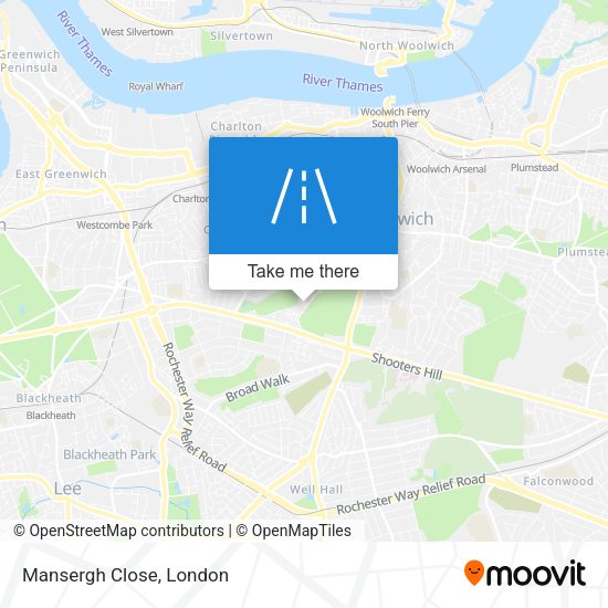 Mansergh Close map