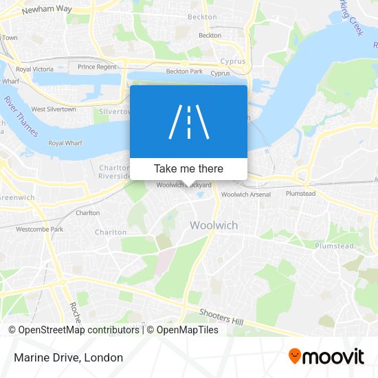 Marine Drive map