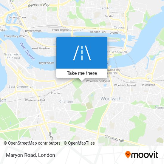 Maryon Road map