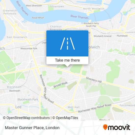 Master Gunner Place map