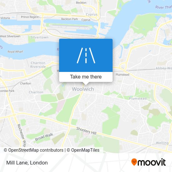 Mill Lane map