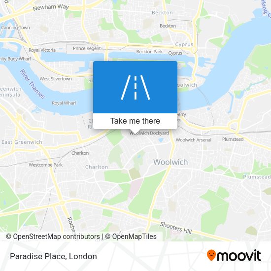 Paradise Place map