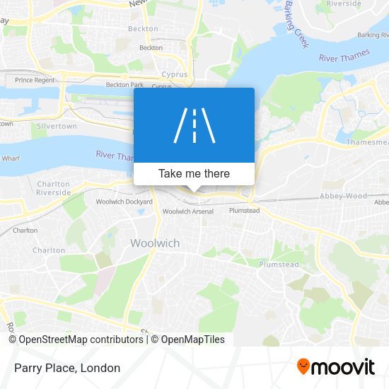 Parry Place map