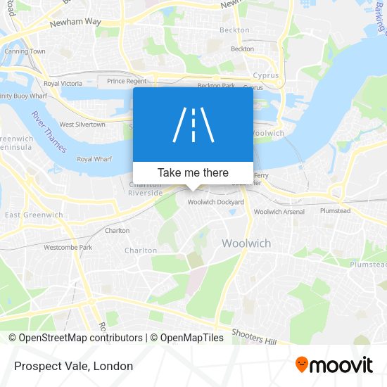 Prospect Vale map