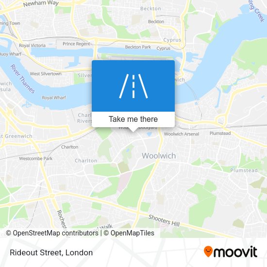 Rideout Street map