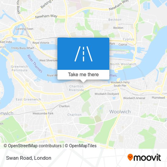 Swan Road map