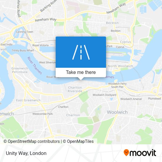 Unity Way map