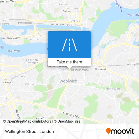 Wellington Street map