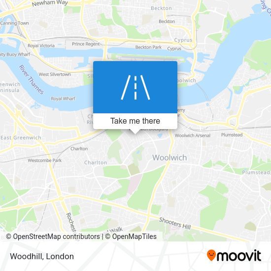 Woodhill map