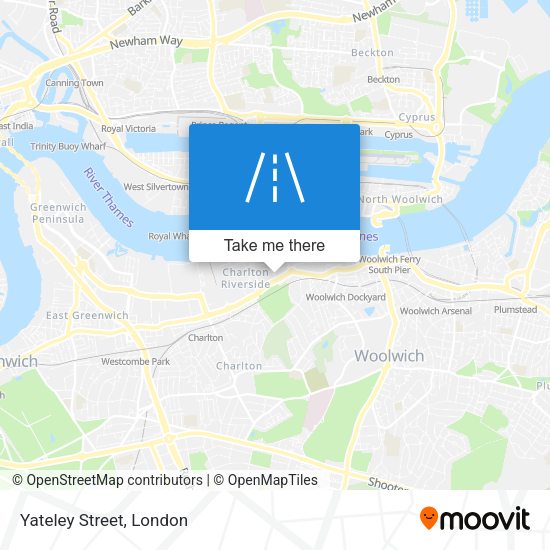 Yateley Street map