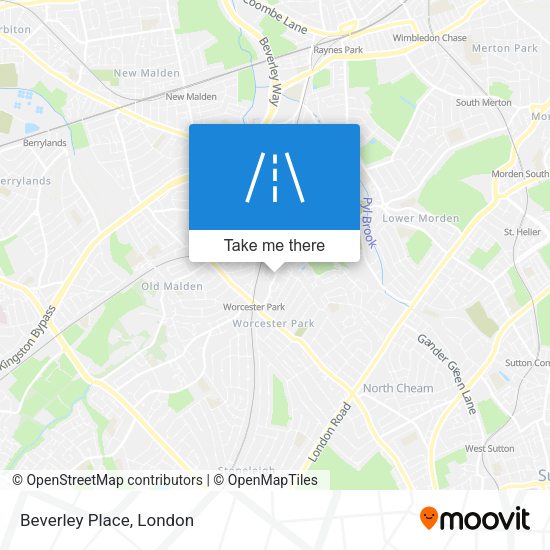 Beverley Place map